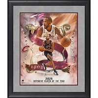 Evan Mobley Cleveland Cavaliers Framed 16" x 20" 2025 NBA Defensive Player of the Year Collage
