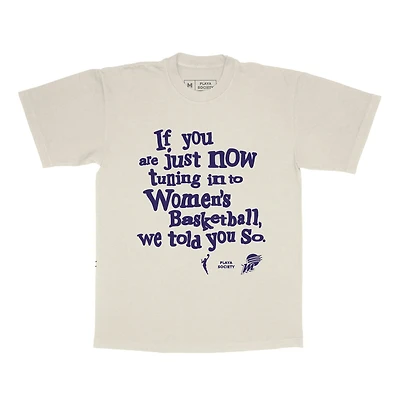 Unisex Playa Society Cream Phoenix Mercury "We Told You So" T-Shirt