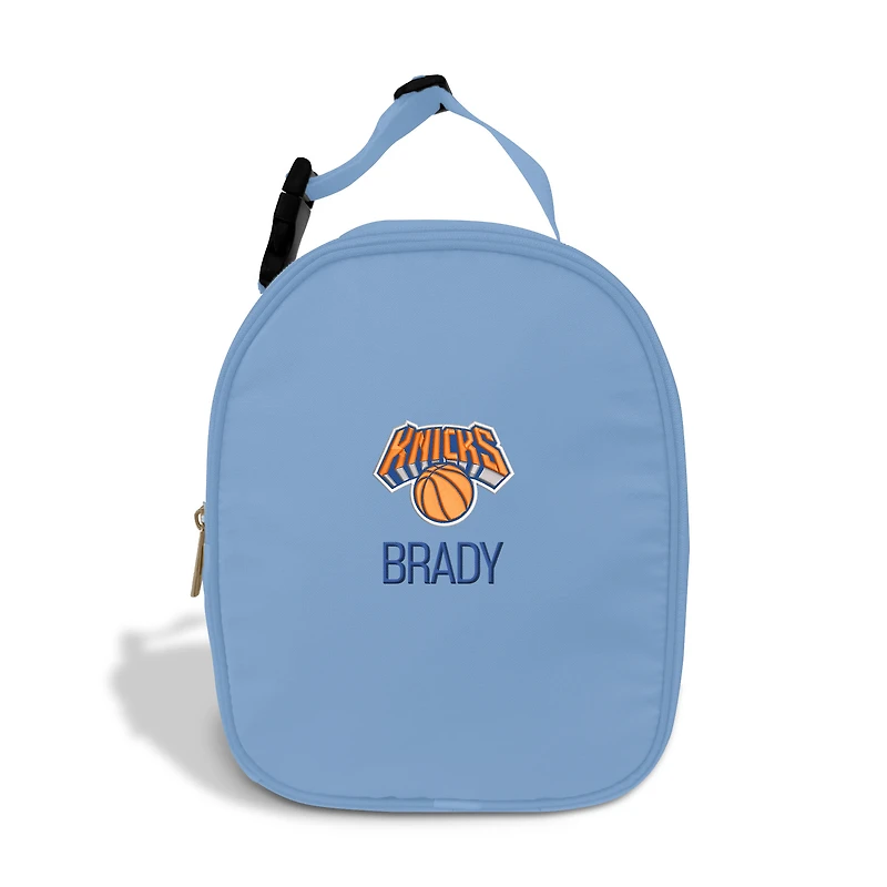 Youth Chad & Jake Blue New York Knicks Personalized Insulated Lunchbox
