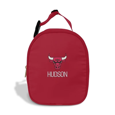 Youth Chad & Jake Red Chicago Bulls Personalized Insulated Lunchbox