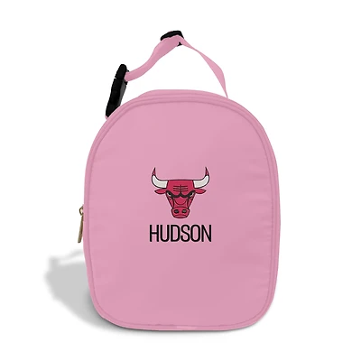 Youth Chad & Jake Pink Chicago Bulls Personalized Insulated Lunchbox