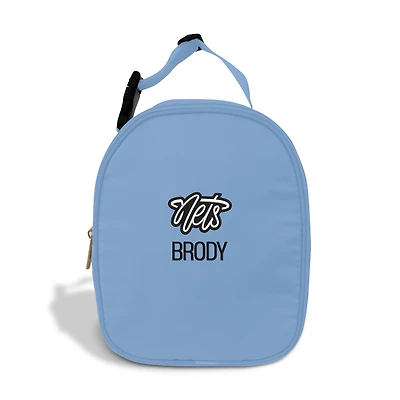 Youth Chad & Jake Blue Brooklyn Nets Personalized Insulated Lunchbox