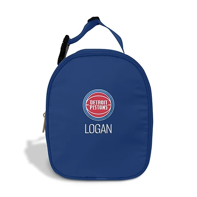 Youth Chad & Jake Royal Detroit Pistons Personalized Insulated Lunchbox