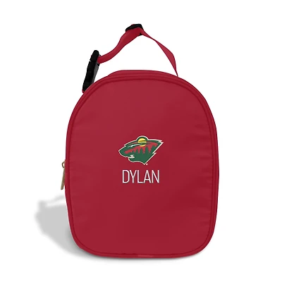 Youth Chad & Jake Minnesota Wild Personalized Insulated Lunch Bag