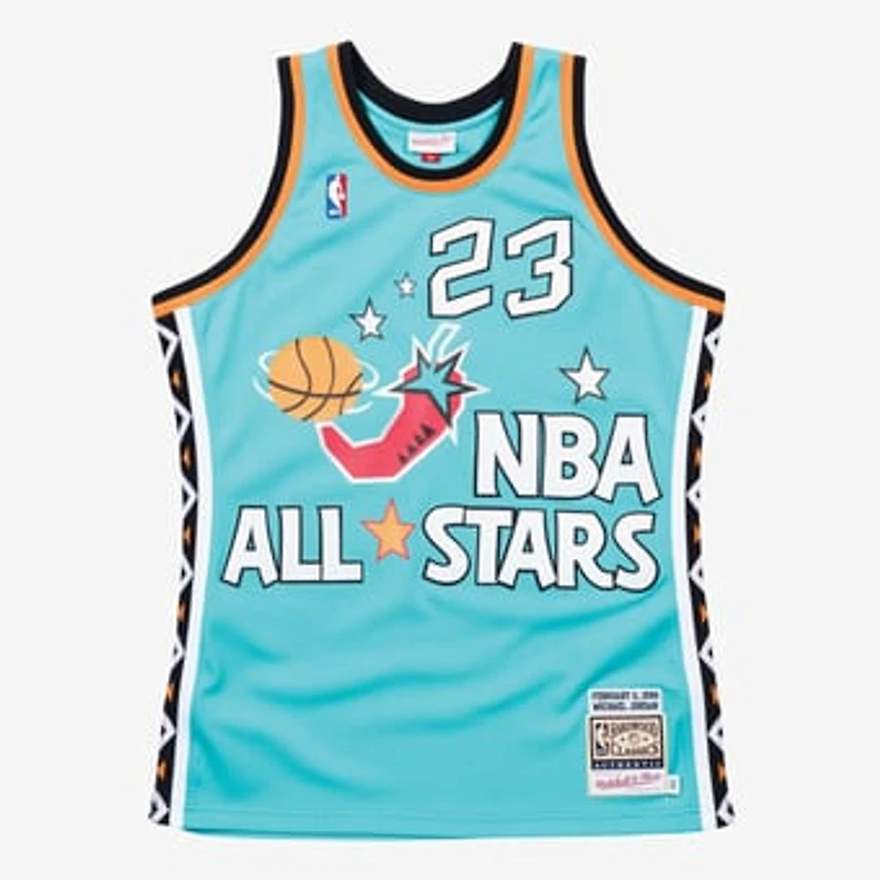 Men's Mitchell & Ness Michael Jordan Teal 1996 NBA All-Star Game Authentic Jersey