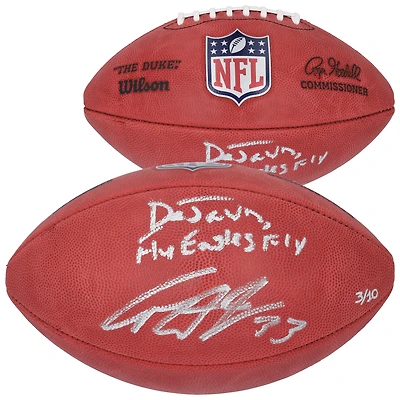 Cooper DeJean Philadelphia Eagles Autographed Wilson Duke Full Color Football with "DeJawn" & "Fly Eagles Fly" Inscriptions