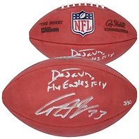 Cooper DeJean Philadelphia Eagles Autographed Wilson Duke Full Color Football with "DeJawn" & "Fly Eagles Fly" Inscriptions