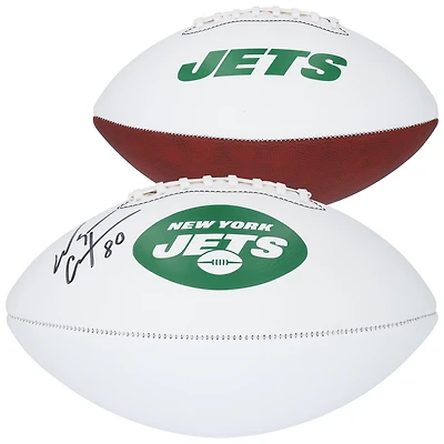 Wayne Chrebet New York Jets Autographed Franklin White Panel Football