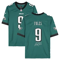 Nick Foles Philadelphia Eagles Autographed Midnight Green Nike Game Jersey