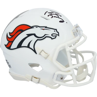 Peyton Manning Denver Broncos Autographed Riddell 2024 Alternate Speed Mini Helmet