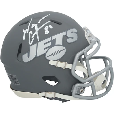 Wayne Chrebet New York Jets Autographed Riddell Slate Speed Mini Helmet