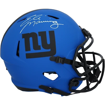 Eli Manning New York Giants Autographed Riddell Rave Speed Replica Helmet