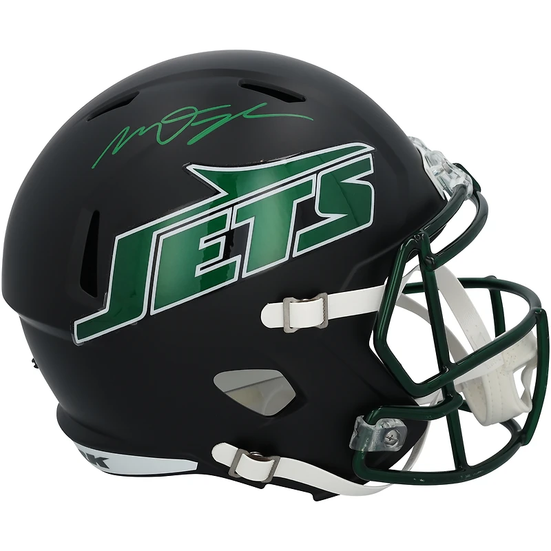 Mason Taylor New York Jets Autographed Riddell Black Alternate Speed Replica Helmet