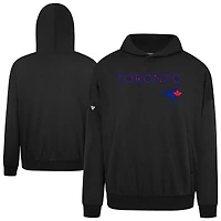 Men's Levelwear  Black Toronto Blue Jays City Connect Contact Back Splash Pullover Hoodie