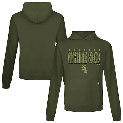 Men's Levelwear  Green Chicago White Sox Relay Protect Pullover Hoodie