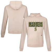Men's Levelwear  Khaki Seattle Mariners Relay Protect Pullover Hoodie