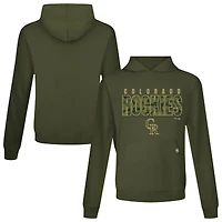 Men's Levelwear  Green Colorado Rockies Relay Protect Pullover Hoodie
