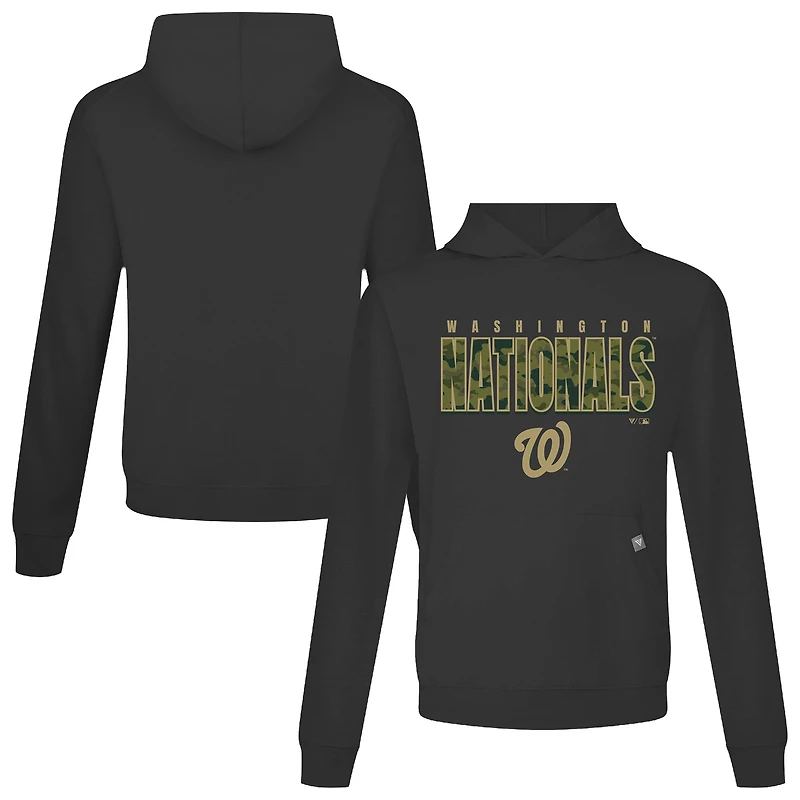 Men's Levelwear Washington Nationals Relay Protect Pullover Hoodie