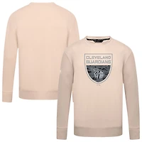 Men's Levelwear  Khaki Cleveland Guardians Mandate Buckler Pullover