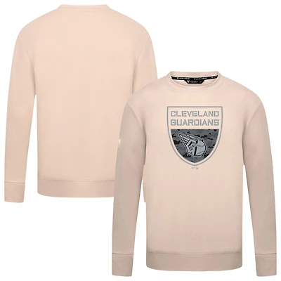 Men's Levelwear  Khaki Cleveland Guardians Mandate Buckler Pullover