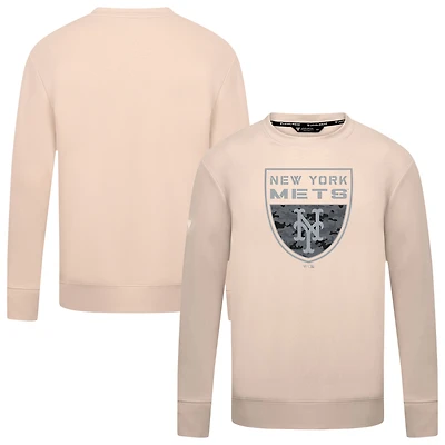 Men's Levelwear  Khaki New York Mets Mandate Buckler Pullover