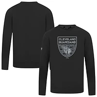 Men's Levelwear  Black Cleveland Guardians Mandate Buckler Pullover