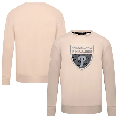 Men's Levelwear  Khaki Philadelphia Phillies Mandate Buckler Pullover