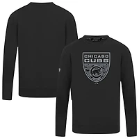 Men's Levelwear  Black Chicago Cubs Mandate Buckler Pullover
