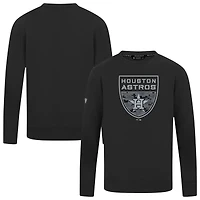 Men's Levelwear  Black Houston Astros Mandate Buckler Pullover