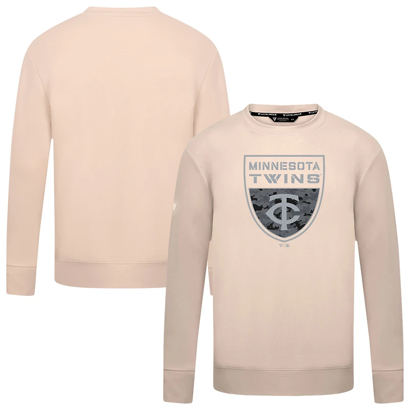 Men's Levelwear  Khaki Minnesota Twins Mandate Buckler Pullover
