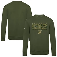 Men's Levelwear  Green Baltimore Orioles Zane Protect Pullover Sweatshirt