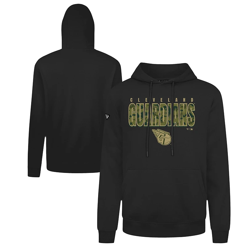 Men's Levelwear Cleveland Guardians Podium Protect Pullover Hoodie