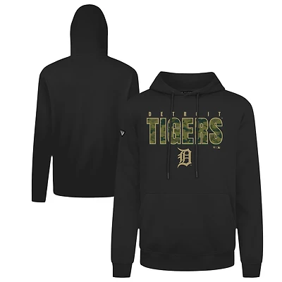 Men's Levelwear Detroit Tigers Podium Protect Pullover Hoodie