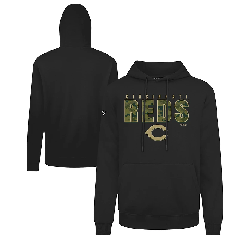 Men's Levelwear Cincinnati Reds Podium Protect Pullover Hoodie
