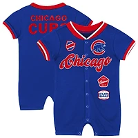 Newborn Outerstuff Royal Chicago Cubs Pinch Coverall