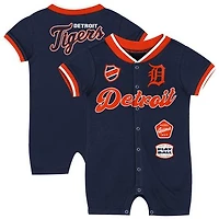 Newborn Outerstuff Navy Detroit Tigers Pinch Coverall