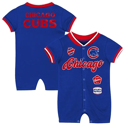 Infant Outerstuff Royal Chicago Cubs Pinch Coverall