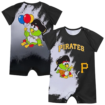 Infant Outerstuff  Black Pittsburgh Pirates Baby Mascot Bodysuit