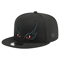 Men's New Era Black Baltimore Ravens Darkness Falls 9FIFTY Snapback Hat