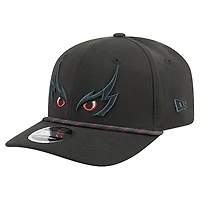 Men's New Era  Black Baltimore Ravens Darkness Falls 9SEVENTY Adjustable Hat