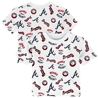 Toddler Outerstuff  White Atlanta Braves Run Down T-Shirt