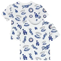 Toddler Outerstuff  White Los Angeles Dodgers Run Down T-Shirt