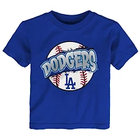 Toddler Outerstuff  Royal Los Angeles Dodgers Split Ball T-Shirt