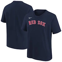 Youth Nike  Athletic Navy Boston Red Sox Wordmark T-Shirt