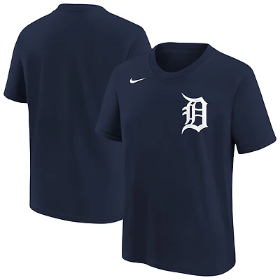 Youth Nike Athletic Navy Detroit Tigers Wordmark T-Shirt