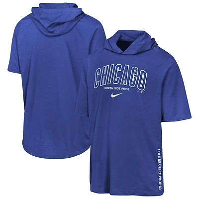 Youth Nike Royal Chicago Cubs Dri-FIT Hooded T-Shirt
