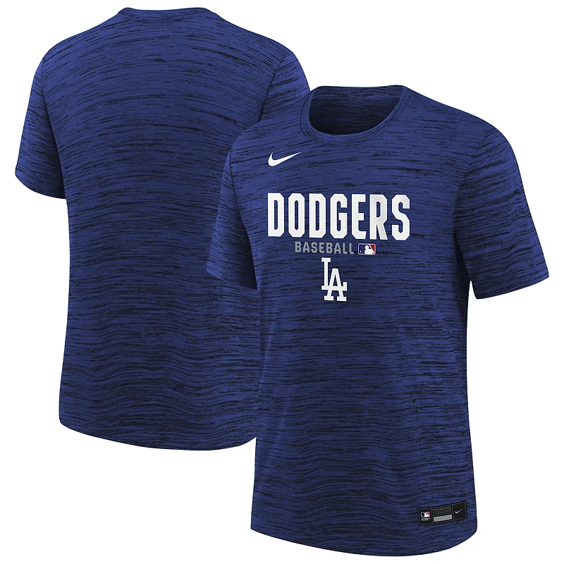 Youth Nike Royal Los Angeles Dodgers Authentic Collection Velocity Dri-FIT T-Shirt