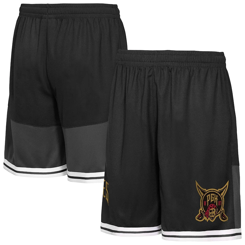 Youth Outerstuff Black Pittsburgh Pirates 2026 City Connect Crew Fashion Shorts
