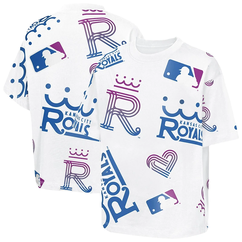 Youth Outerstuff  White Kansas City Royals 2026 City Connect Circus Catch T-Shirt