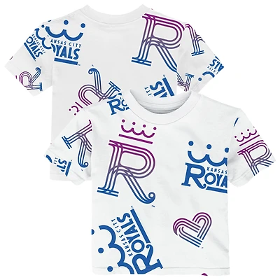 Toddler Outerstuff White Kansas City Royals 2026 City Connect Game Day T-Shirt